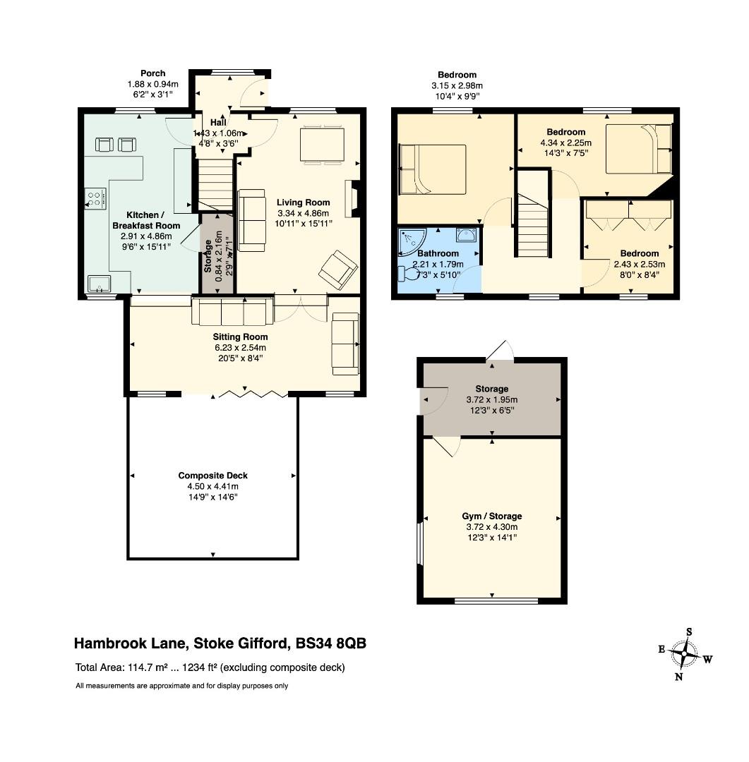 Floorplan for Hambrook Lane, Stoke Gifford, Bristol